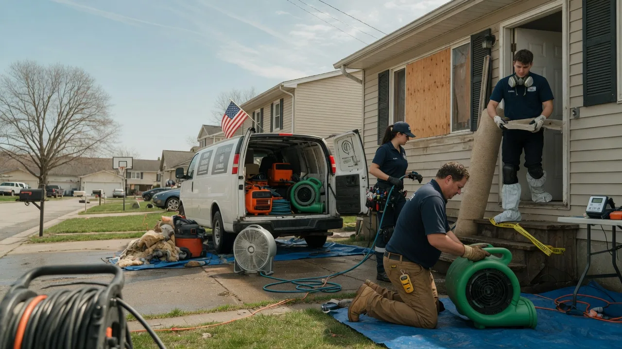 Water Damage Restoration in Kellnersville, WI near me